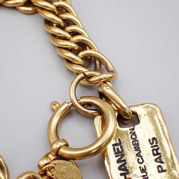 CHANEL CC Logo 31 Rui Cambon Chain Bracelet Bangle GHW France Vintage 79RL356 - Picture 8 of 14